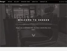 Tablet Screenshot of henger.co.uk